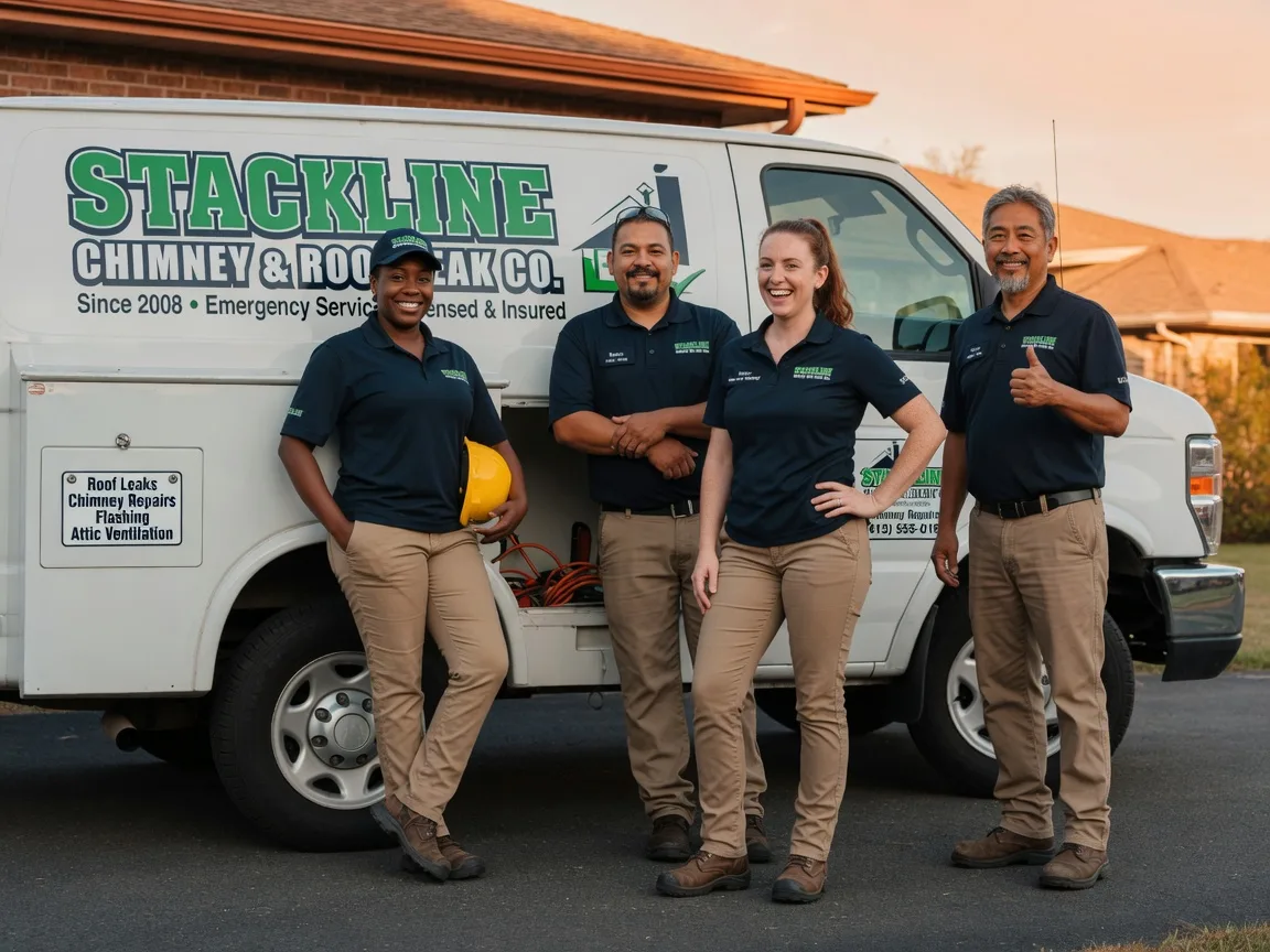 Chimney flashing repair company in Porum, OK